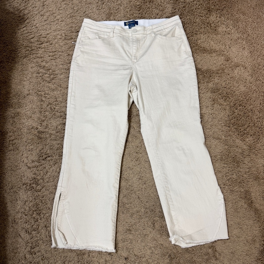 Democracy Absolution Cropped Straight Leg Split R… - image 1